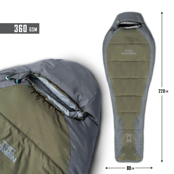 MUMMY SLEEPING BAG 360GR/M² D19003
