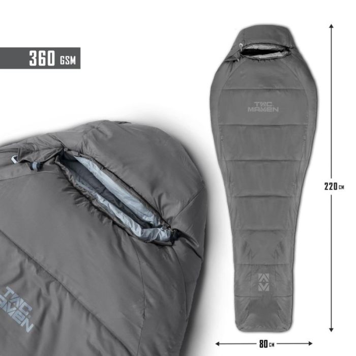 MUMMY SLEEPING BAG 360GR/M² D19003